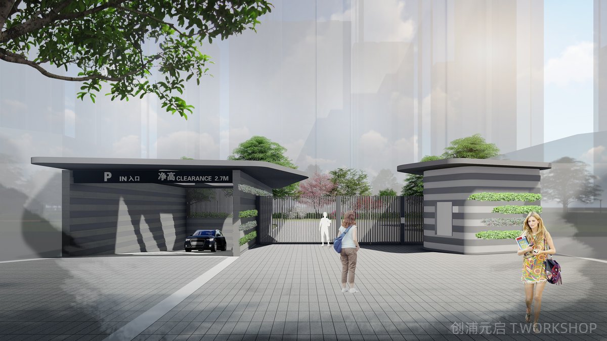 周口某住宅展示区景观景观设计-3-创浦元启